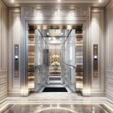  TK02A - Thang máy Tecno SP820S1 - Không phòng máy, không hộp số 