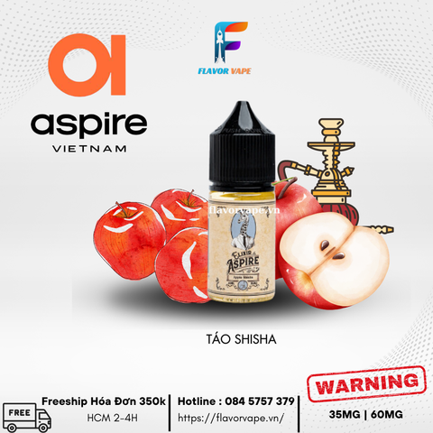 Juice Aspire Elixir Apple Shisha Salt Nic - Táo Shisha