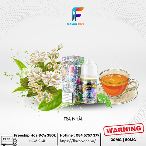 Tinh dầu Juice Unique Saltnic 30MG-50MG Jasmine Tea (Trà Nhài Lạnh)