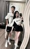 ( NAM ) Set áo thun ADVENTURE mix quần short đùi cạp chun - T183 ( DƯỚI<70KG )