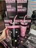 CỐC GIỮ NHIỆT DUNG TÍCH 1200ML PHIÊN BẢN BLACKPINK CÓ TAY CẦM KÈM STICKER DÁN BÌNH CUTE FULLBOX - ĐEN - L4