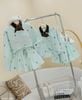 Set áo sơ mi tay dài thêu hoa mix quần short cột hoa rời siêu xinh - Z339 ( hàng sale kh đổi trả )