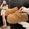 Dép sục độn đế tăng chiều cao mẫu mới hotrend - BÒ - S344