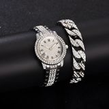  Đồng hồ kết đá mặt tròn số la mã - DH3 