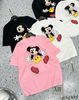 Áo phông mickey nổi siêu dễ thương form rộng - HỒNG - M335