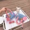 Túi trống đeo chéo kèm tag dáng mini - HỒNG - H97 ( HÀNG SALE KHÔNG HỔ TRỢ ĐỔI TRẢ )