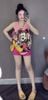 Set 3 món áo ống kèm tanktop mickey mix quần đùi - HỒNG - H285