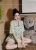 Set bộ cổ đức mix quần bí 2 lớp siêu dễ thương HỌA TIẾT - NGỌC - H181( HÀNG SALE KHÔNG HỔ TRỢ ĐỔI TRẢ )