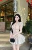 Đầm cúp ngực tay bồng ren dáng xòe hot hit - TRẮNG - H227 (EO S<68, M<72) - HÀNG SALE LỖ KO ĐỔI TRẢ DƯỚI MỌI HÌNH THỨC