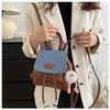 Balo da mini dễ thương xĩu kèm gấu - NÂU - T42