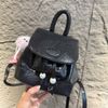 Balo da mini dễ thương xĩu kèm gấu - ĐEN - T41