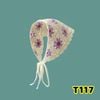 Khăn len trùm đầu dễ thương mùa hè - HOA TÍM - T117