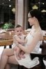 Set áo hai dây dáng rộng mix quần short siêu hot - TRẮNG - T262 (EO S<68, M<72)