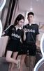 Set NỮ áo thể thao cổ polo adidas mix chân váy xếp li - ĐEN - T419 (EO S<68, M<72)