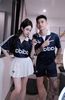Set NAM áo thể thao cổ polo adidas mix quần short - XANH - T422 (M<55KG, L<65KG)