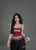 Set áo hai dây ME mix quần suông dáng dài cạp caro - ĐỎ - T492 (TÍNH MÀU ÁO)