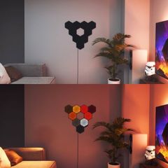 Đèn thông minh Nanoleaf Ultra Black Shapes Lục Giác 9 ô đèn (bộ khởi động)