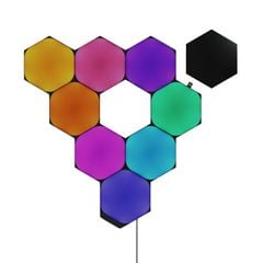 Đèn thông minh Nanoleaf Ultra Black Shapes Lục Giác 9 ô đèn (bộ khởi động)