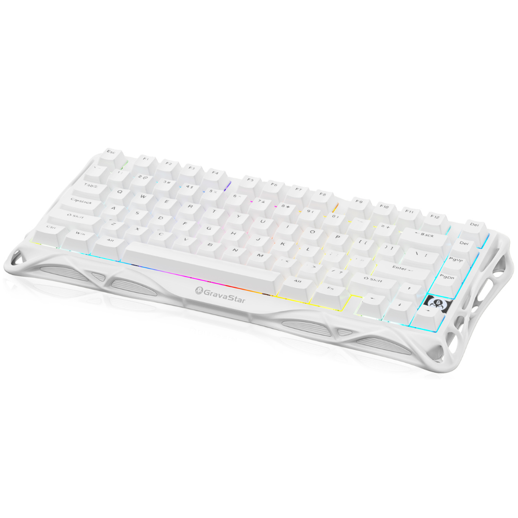 Bàn phím Gaming Mercury Gravastar K1 Lite - Snow White