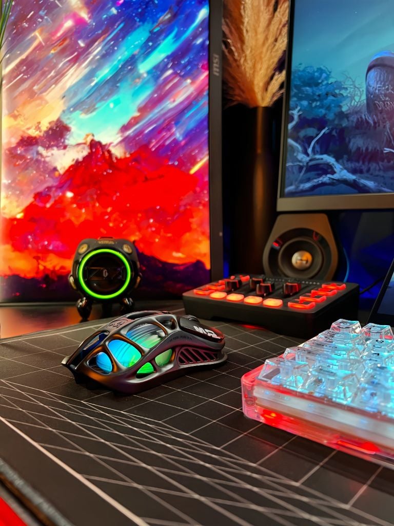 Chuột không dây Gaming GravaStar Mercury M2