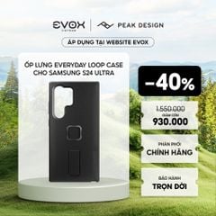 Ốp lưng Peak Design Everyday Loop Case cho Samsung S24 Ultra - Charcoal