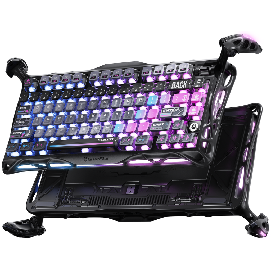Bàn phím Gaming Gravastar Mercury K1 Pro - Galaxy Black