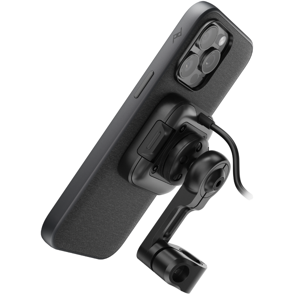 Ngàm Motor Peak Design Mirror Mount Charging (gắn kính xe máy)