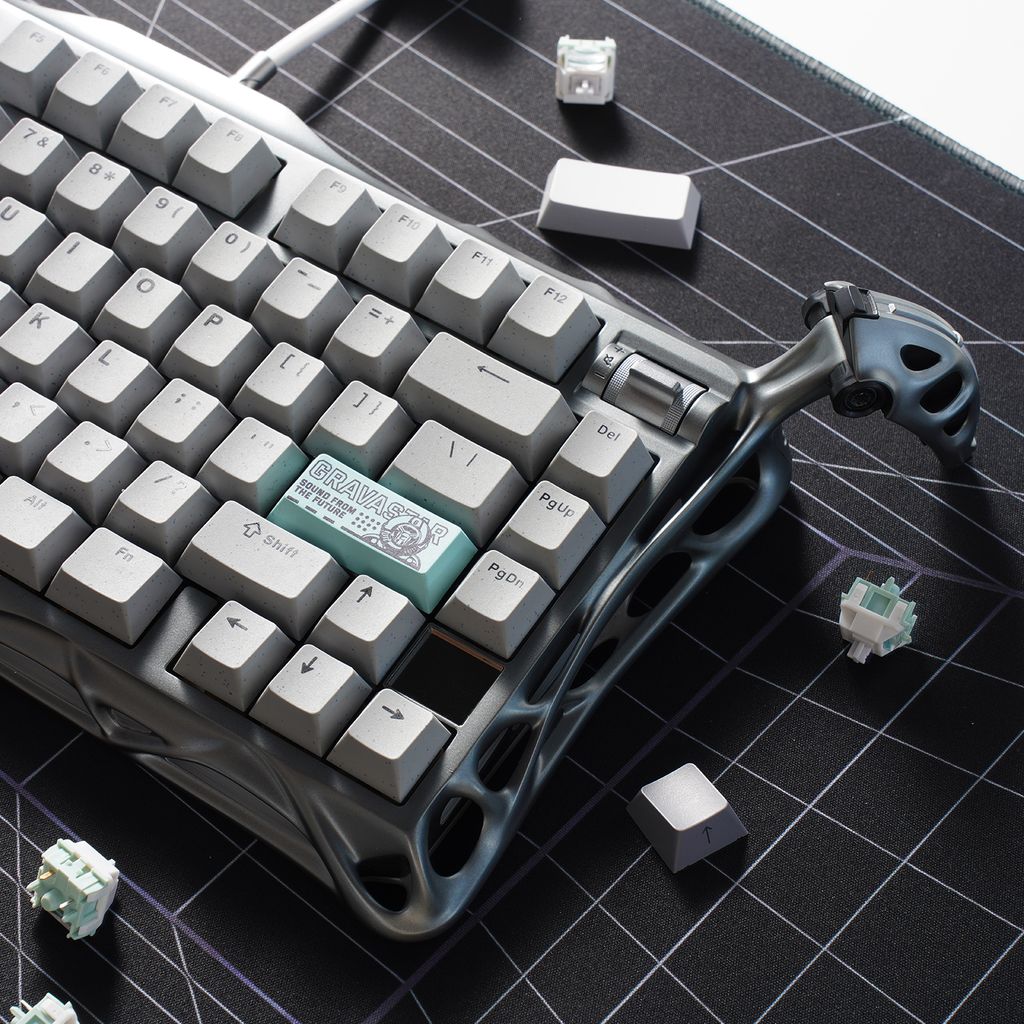 Bàn phím Gaming Gravastar Mercury K1 Pro - Concrete Gray