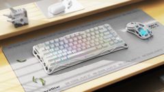 Bàn phím Gaming Mercury Gravastar K1 Lite - Snow White