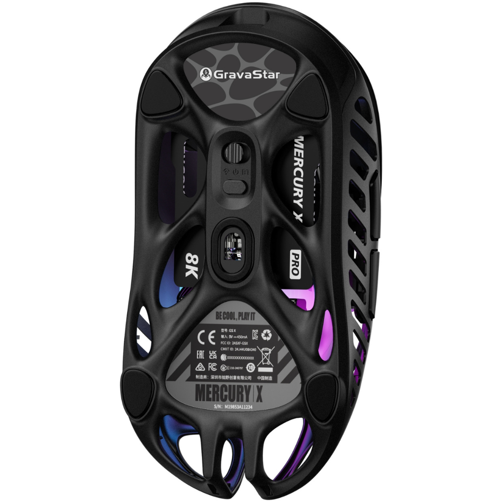 Chuột không dây Gaming GravaStar Mercury X