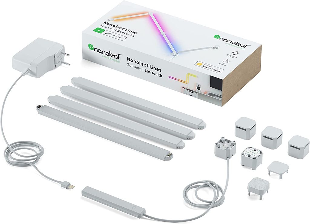 Đèn thông minh Nanoleaf Lines Squared 4 thanh đèn (bộ khởi động)