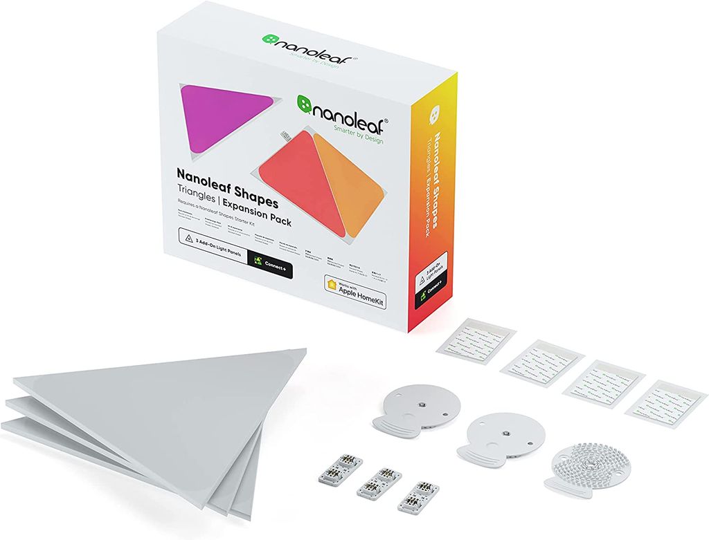 Đèn thông minh Nanoleaf Shapes Tam Giác 3 ô đèn (bộ mở rộng)