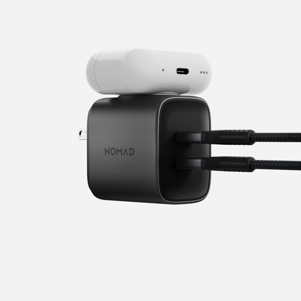 Củ sạc nhanh đa cổng Nomad 65W (GAN) tích hợp sạc Apple Watch