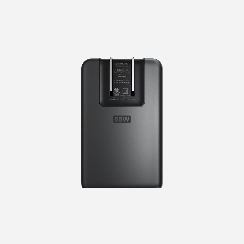 Củ sạc nhanh Nomad 65W Slim (GAN)