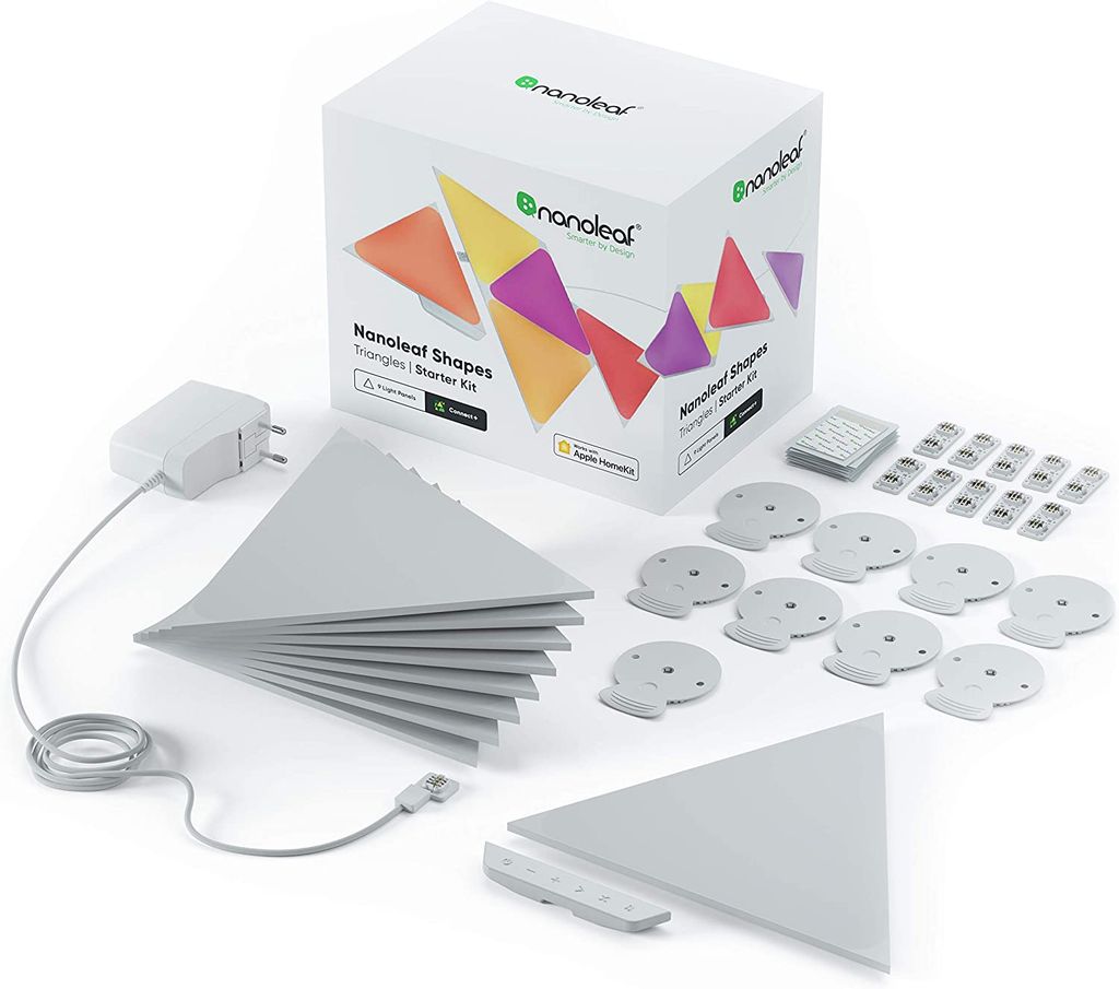 Đèn thông minh Nanoleaf Shapes Tam Giác 9 ô đèn (bộ khởi động)