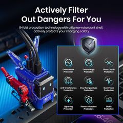 Củ sạc nhanh GravaStar Alpha65 (GAN 65W) Blaze Blue