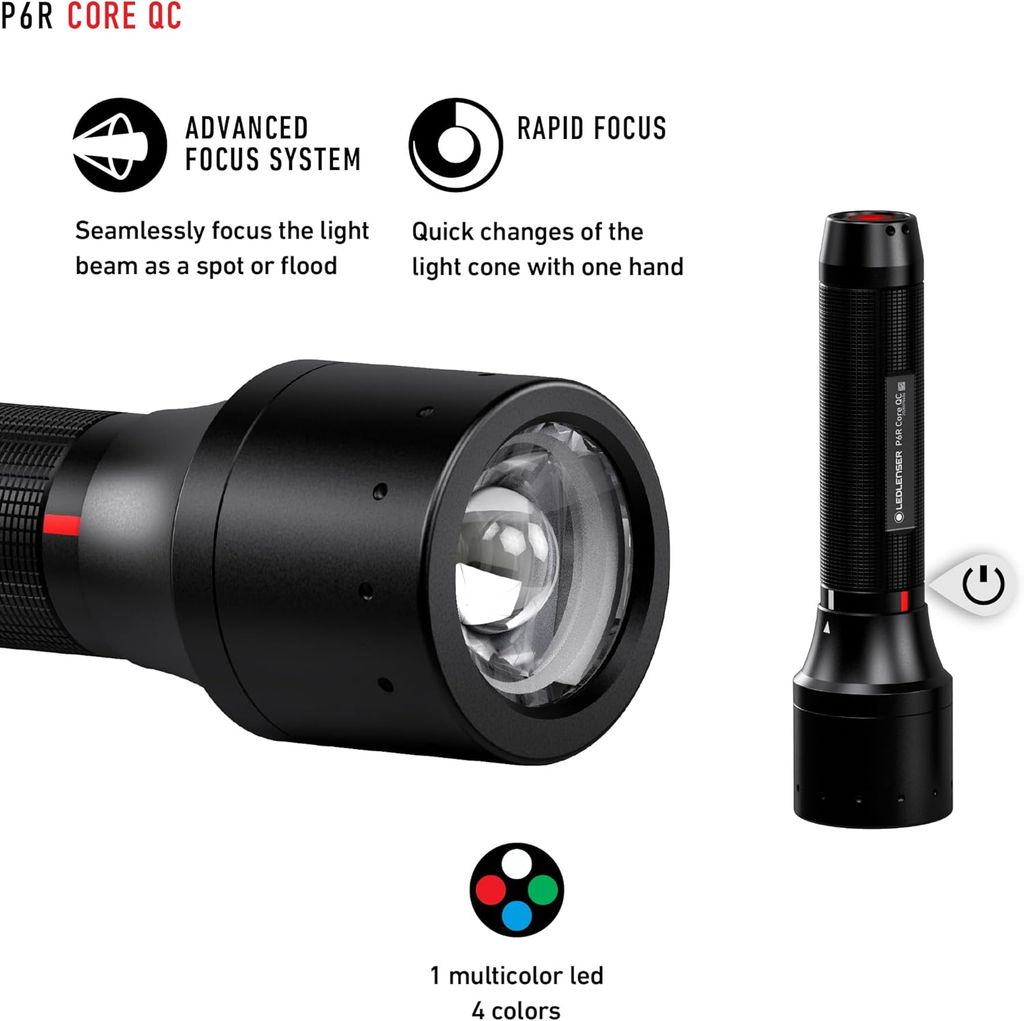 Đèn pin Ledlenser P6R Core QC