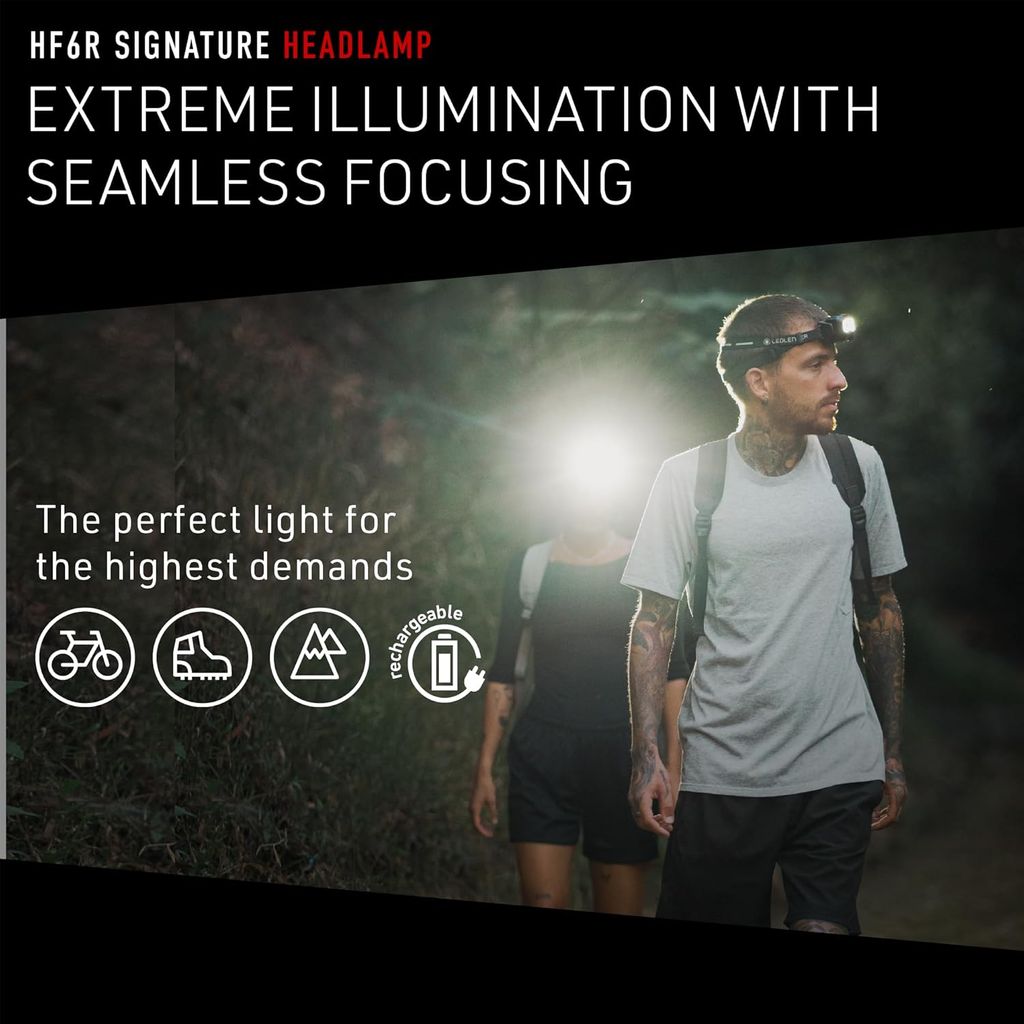Đèn pin đội đầu Ledlenser HF6R Signature