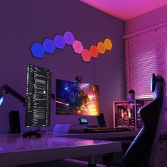 Đèn thông minh Nanoleaf Ultra Black Shapes Lục Giác 3 ô đèn (bộ mở rộng)