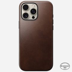 Ốp lưng Nomad Modern Case - Horween Leather cho iPhone 16 Pro/Pro Max