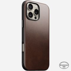 Ốp lưng Nomad Modern Case - Horween Leather cho iPhone 16 Pro/Pro Max