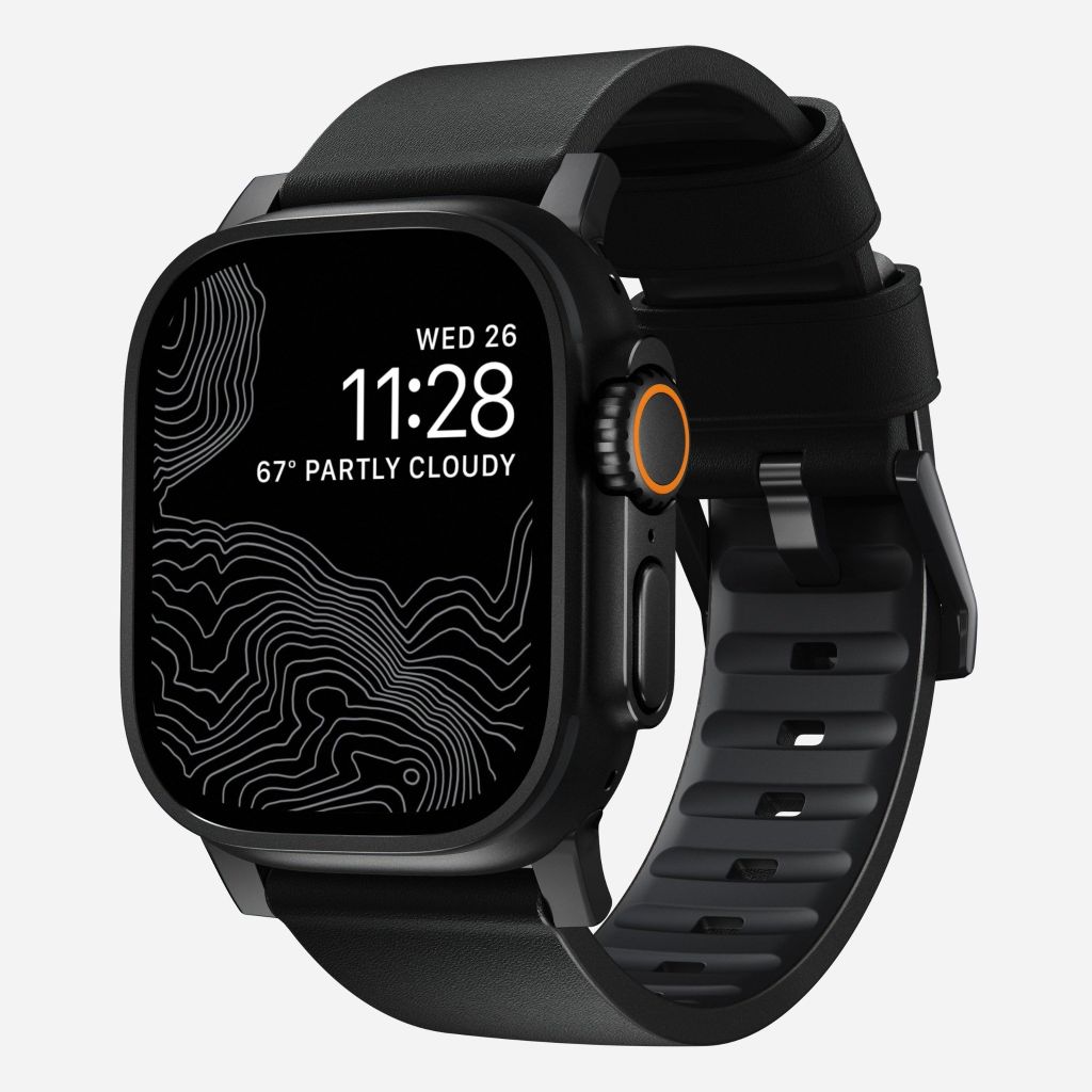 Dây đeo Nomad Active Leather cho Apple Watch Series (Ultra/41/42/46mm)