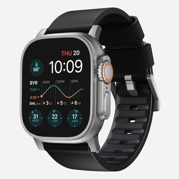 Dây đeo Nomad Active Leather cho Apple Watch Series (Ultra/41/42/46mm)