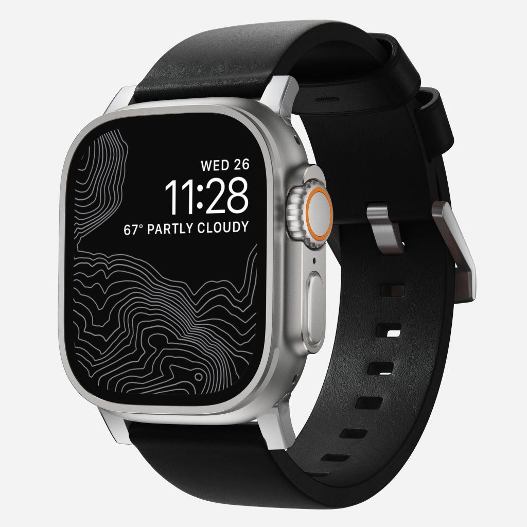 Dây đeo Nomad Modern Band cho Apple Watch Series (Ultra/41/42/46mm) - Da Nomad