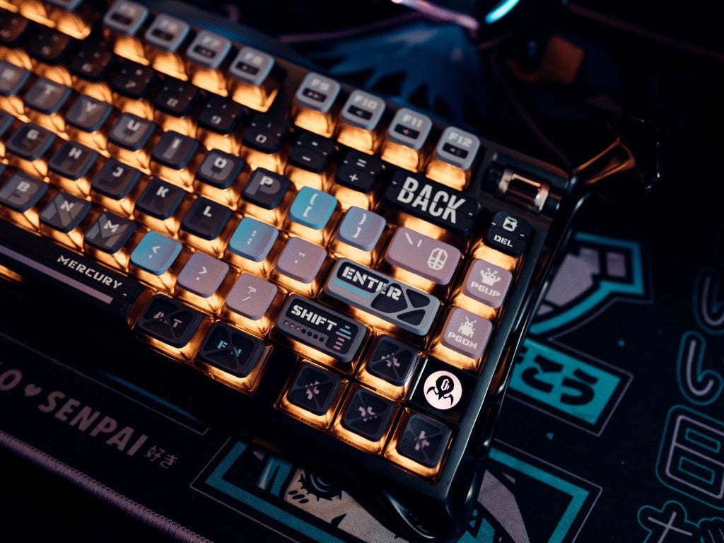Bàn phím Gaming Gravastar Mercury K1 Pro Special Edition - Cyberpunk