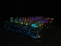 Bàn phím Gaming Gravastar Mercury K1 Lite - Transparent Black