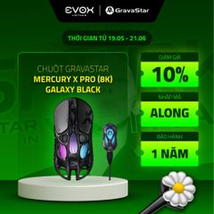 Chuột không dây Gaming GravaStar Mercury X Pro (kèm Dongle 8K)