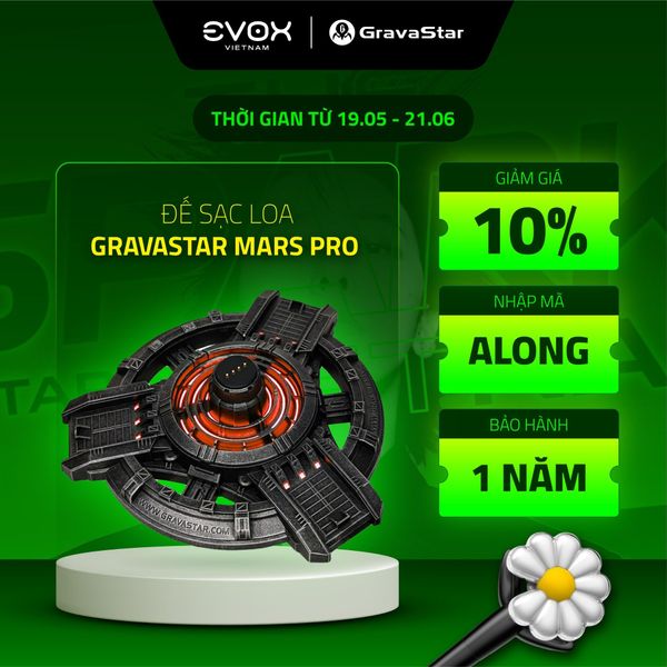 Đế sạc loa GravaStar Mars Pro Charging Base