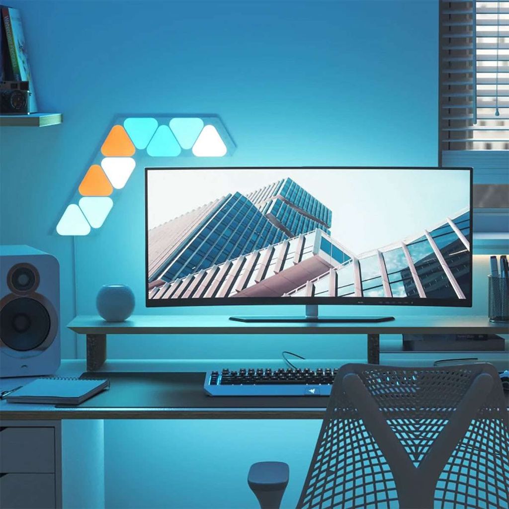 Đèn thông minh Nanoleaf Shapes Tam Giác Mini 9 ô đèn (bộ khởi động)