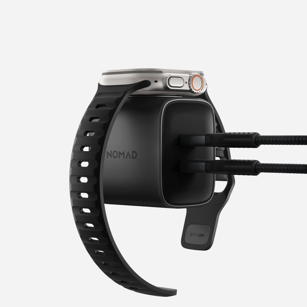 Củ sạc nhanh đa cổng Nomad 65W (GAN) tích hợp sạc Apple Watch